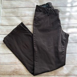 Lee Modern Series Size 10M, Curvy Fit, Chocolate Brown Pants